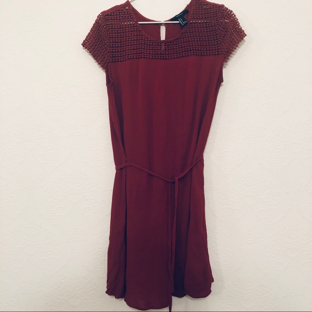 Rust Color Boho Dress - Picture 2 of 4